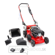 Benzínová kosačka na trávu s pojazdom, elektroštartom a 7 rýchlostnou prevodovkou WEIBANG WB 456 SCVE 6in1 náhled