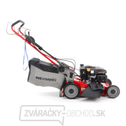 Benzínová kosačka na trávu s pojazdom, elektroštartom a 7 rýchlostnou prevodovkou WEIBANG WB 456 SCVE 6in1 náhled