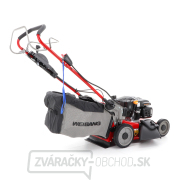 Benzínová kosačka na trávu s pojazdom, elektroštartom a 7 rýchlostnou prevodovkou WEIBANG WB 456 SCVE 6in1 náhled