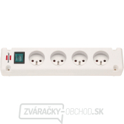 Bremounta Zásuvková lišta, biela, bez kábla gallery main image