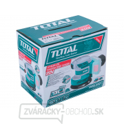 Aku excentrická brúska TOTAL, 20V Li-ion, 2000mAh, industrial, 125mm náhled