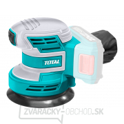 Aku excentrická brúska TOTAL, 20V Li-ion, 2000mAh, industrial, 125mm gallery main image