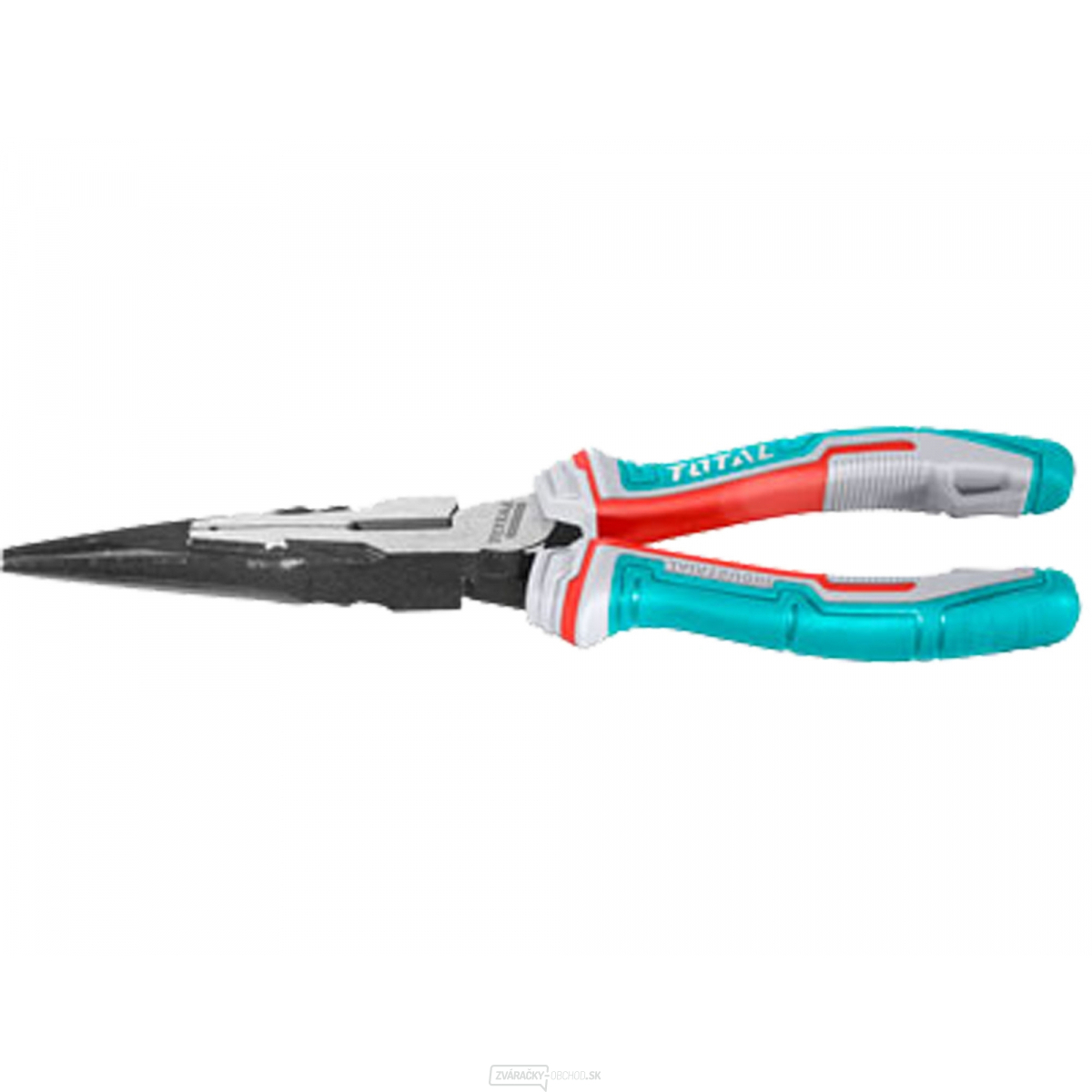 Kliešte pologuľaté priame, industrial, 200mm, CrV