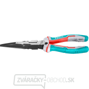 Kliešte pologuľaté priame, industrial, 200mm, CrV Náhľad