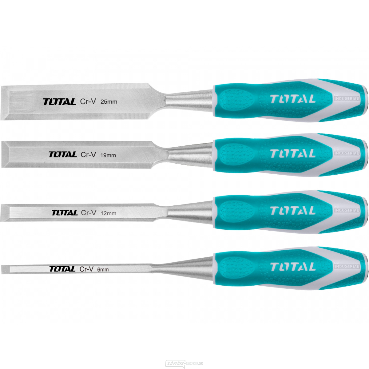 Dláta, sada 4ks, industrial