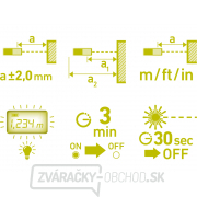 Meter laserový digitálny 40M, 0,15-40m Náhľad