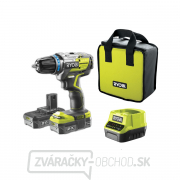 Ryobi R18DDBL-220S 18V bezkomutátorový vŕtací skrutkovač + 2x 2,0 Ah batéria + nabíjačka ONE + gallery main image