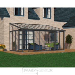 Palram Torino 3 x 5,46 antracit zimná záhrada Palram Torino 3 x 5,46 antracit zimná záhrada gallery main image