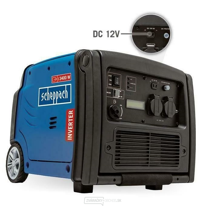SG 3400i invertorová elektráreň SCHEPPACH s AVR