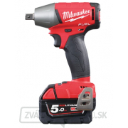 Milwaukee Aku uťahovák rázový s poistným krúžkom M18 FIWF12-502X gallery main image
