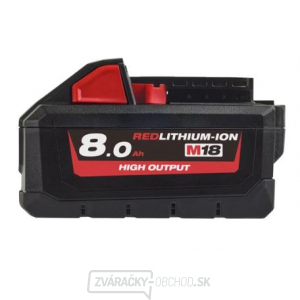 Akumulátor M18 High Output 8.0Ah Akumulátor M18 High Output 8.0Ah