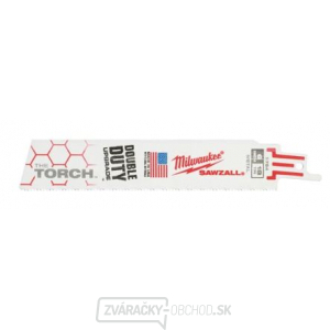 Milwaukee pílový plátok na kov TORCH 150x18 TPI - 5ks Milwaukee pílový plátok na kov TORCH 150x18 TPI - 5ks