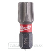 Milwaukee skrutkovacie bity SHW TX50 25mm - 2ks Milwaukee skrutkovacie bity SHW TX50 25mm - 2ks gallery main image