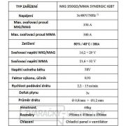 MIG 350 GD/MMA SYN invertorová zváračka mig mag synergia Náhľad