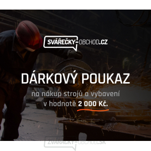 Darčeková poukážka v hodnote 2000 Kč gallery main image