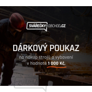 Darčeková poukážka v hodnote 1000 Kč gallery main image