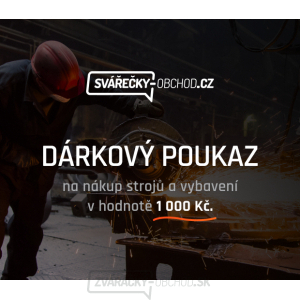 Darčeková poukážka v hodnote 1000 Kč gallery main image