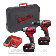 Milwaukee PowerPack set aku náradia M18 BPP2D-402C Náhľad