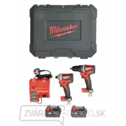 Milwaukee Bezuhlíkový set aku náradia M18 CBLPP2A-402C Náhľad