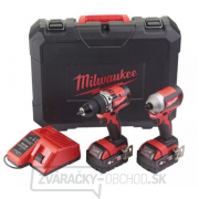 Milwaukee Bezuhlíkový set aku náradia M18 CBLPP2A-402C Náhľad