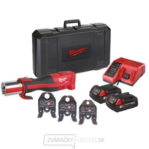 Milwaukee M18 ™ FORCE LOGIC ™ Bezuhlíkový hydraulický lis BLHPT-202cm M-SET