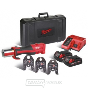 Milwaukee M18 ™ FORCE LOGIC ™ Bezuhlíkový hydraulický lis BLHPT-202cm V-SET