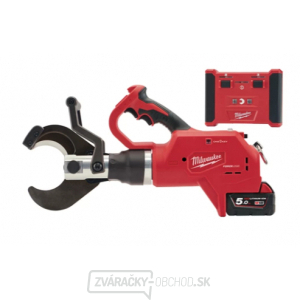 Milwaukee FORCE LOGIC ™ hydraulické nožnice na zemný káble M18 HCC75R-502c gallery main image