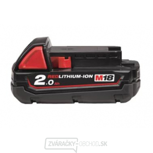 Milwaukee M18 B2 2,0Ah akumulátor gallery main image