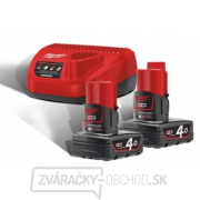 Milwaukee M12 NRG-402 Sada batérií a nabíjačky gallery main image