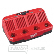 Milwaukee M12 C4 nabíjačka sa 4 porty gallery main image