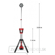 Milwaukee M18 SAL-502B Aku ľad stojanová svietidlo Náhľad