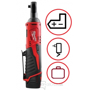 Aku račňa Milwaukee M12 IR-201B 3/8 - uťahovák