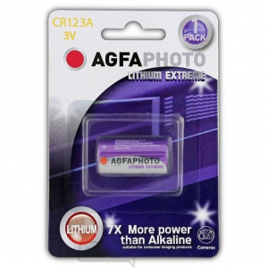 AgfaPhoto lítiová foto batéria CR123A, blister 1ks gallery main image