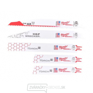 Milwaukee Sawzall Sada pílových plátkov - 5ks Milwaukee Sawzall Sada pílových plátkov - 5ks gallery main image