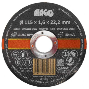 Rezný kotúč na nerez 115x1,6x22,2mm gallery main image
