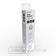 Solight prepäťová ochrana, 150J, 4 zásuvky, 3m, biela Náhľad