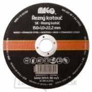 Rezný kotúč na nerez 150x1,0x22,2mm gallery main image