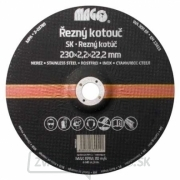 Rezný kotúč na nerez 230x2,2x22,2mm gallery main image