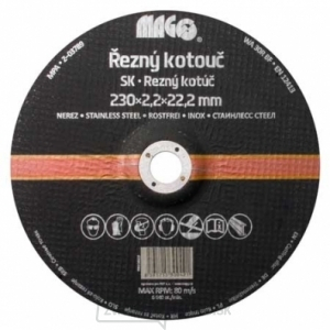 Rezný kotúč na nerez 230x2,2x22,2mm Rezný kotúč na nerez 230x2,2x22,2mm gallery main image