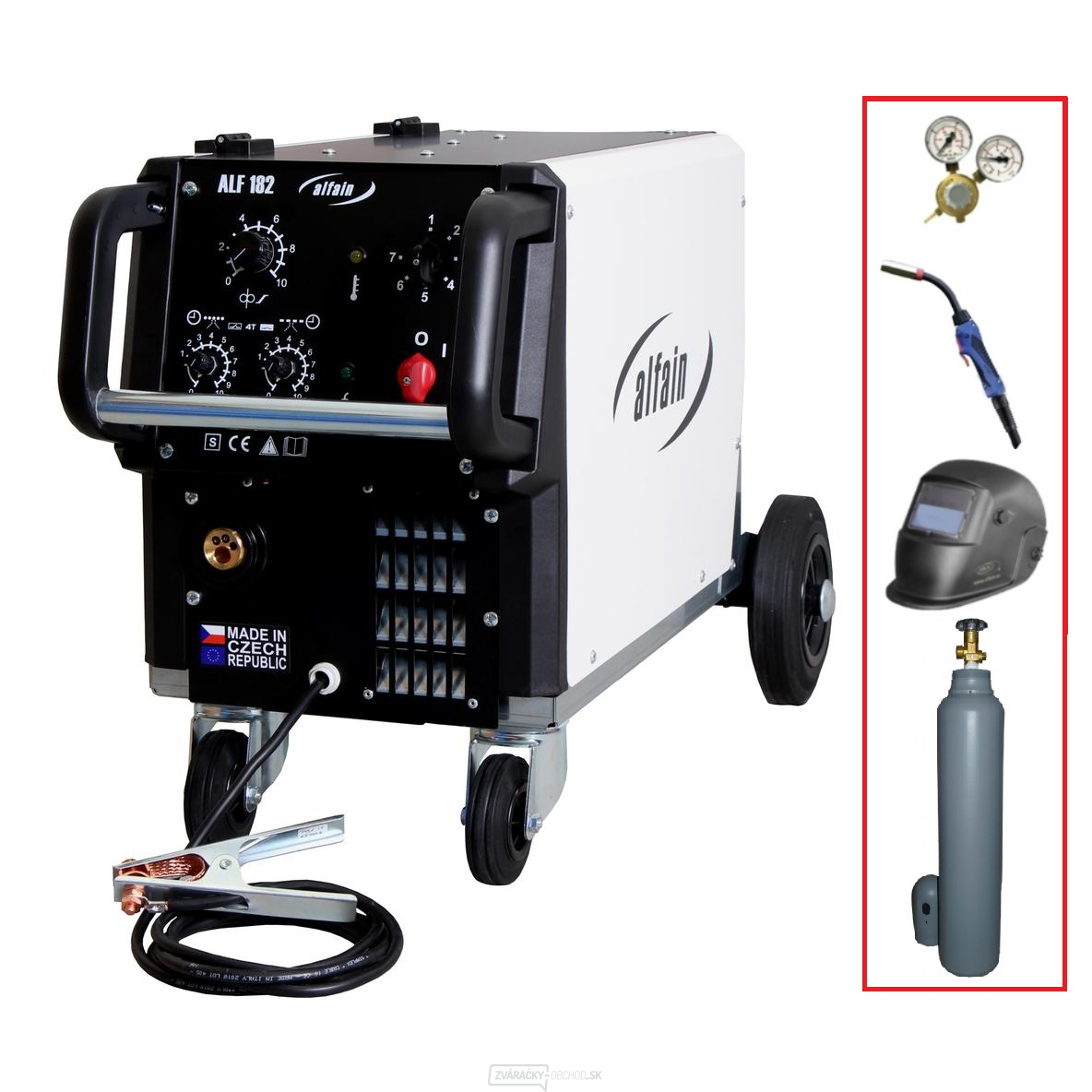 ALF 182 BASIC aXe + Horák + Ventil + Kukla + fľaša CO2 PLNÁ
