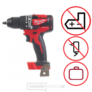 Milwaukee Aku kompaktný príklepová bezuhlíkový vŕtačka M18 CBLPD-0X Milwaukee Aku kompaktný príklepová bezuhlíkový vŕtačka M18 CBLPD-0X gallery main image