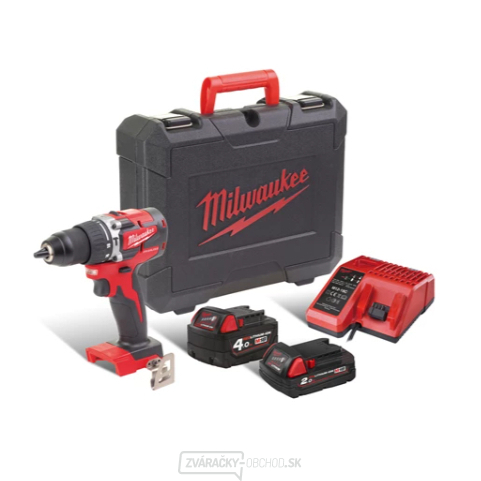 Milwaukee Aku kompaktný príklepová bezuhlíkový vŕtačka M18 CBLPD-422C