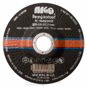 Řezný kotúč na kov 125x1,6x22,2mm  gallery main image