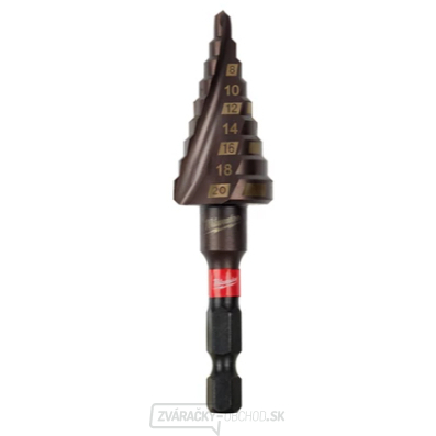 Milwaukee SHOCKWAVE ™ Stupňovitý vrták na kov 4-20 mm