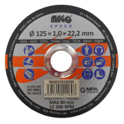 Rezný kotúč na kov 125x1,0x22mm MAGG SPEED gallery main image