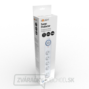 Solight prepäťová ochrana, 150J, 5 zásuviek, 1,5m, biela Náhľad
