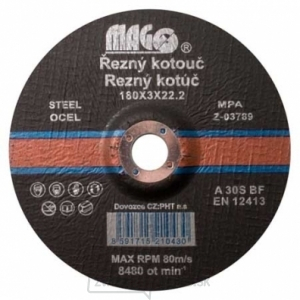 Rezný kotúč na kov 180x3,0x22,2mm Rezný kotúč na kov 180x3,0x22,2mm gallery main image