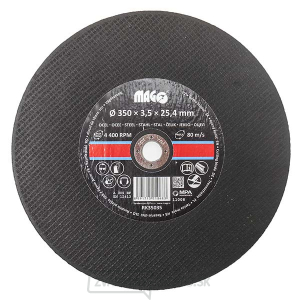 Rezný kotúč na kov 350x3,5x25,4mm Rezný kotúč na kov 350x3,5x25,4mm gallery main image