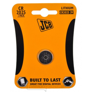 JCB gombíková lítiová batéria CR2025 - 1ks