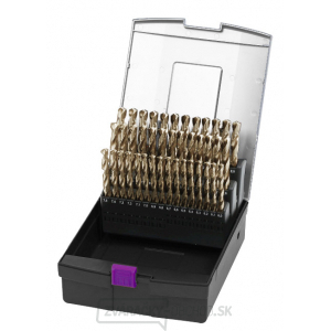 Vrtáky HSS-Co, súprava 41 ks, 6 - 10 mm Vrtáky HSS-Co, súprava 41 ks, 6 - 10 mm gallery main image